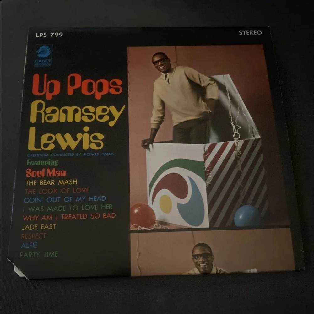 Ramsey Lewis Up Pops Ramsy Lewis LP Cadet Records LPS 799 Stereo 33 Rpm